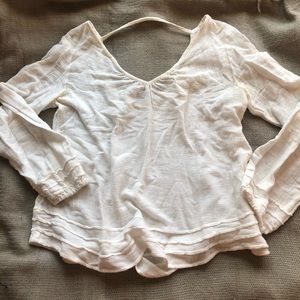 Billabong flowy cream top